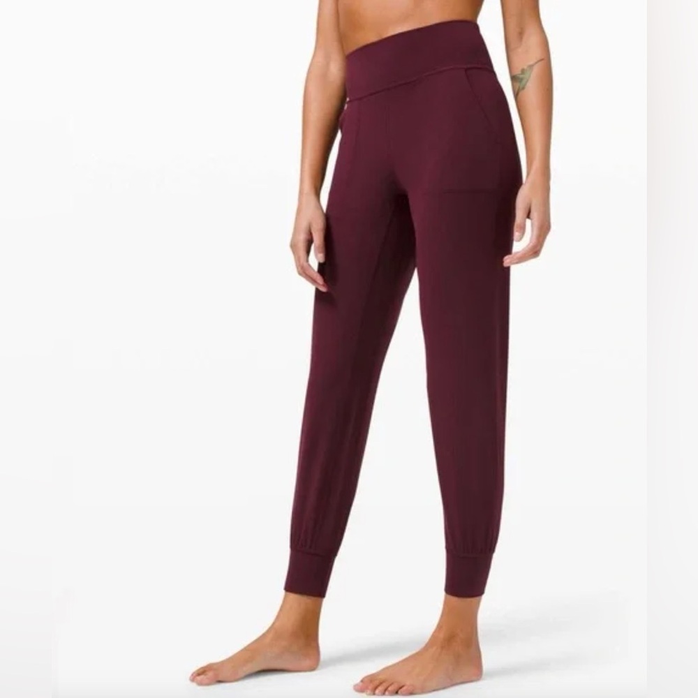 Lululemon Align Jogger 28” Red Merlot/Dark Red Burgundy
